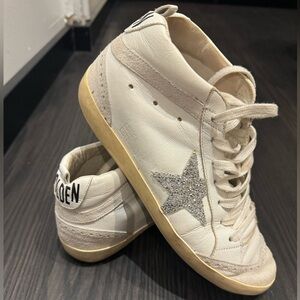 Golden goose Swarovski embellished mid star sneakers